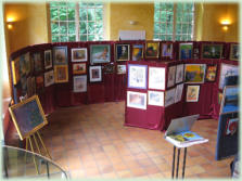 Exposition d'association de peintres amateurs